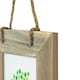 image 4 of Nicola Spring Rustic Wooden Hanging 3 Photo Frame - 4 x 6" - Natural
