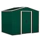 image 1 of Outsunny 8 x 6ft Garden Storage Shed with Double Sliding Door Outdoor Green