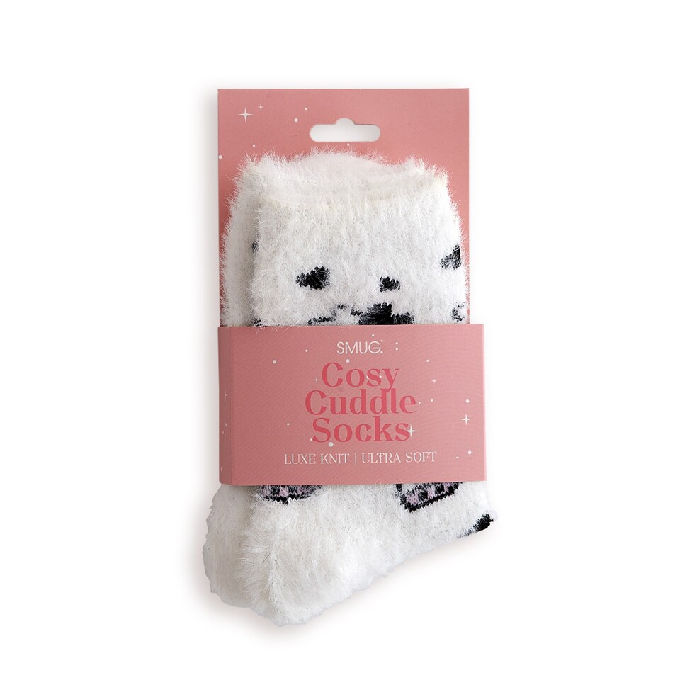image 1 of SMUG Cosy Cuddle Socks - Highland Cows Print