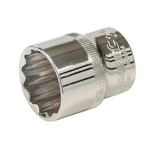 Silverline Socket 1/2" Drive 12pt Metric - 449975