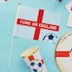image 3 of Hootyballoo Come On England Polyester Small Waving Flags - Pack of 6
