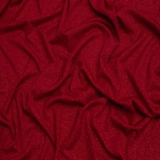 Minerva Core Range Red Dazzle Glitter ITY Silky Stretch Knit Fabric for Dressmaking, 148cm / 58" Wide - per metre