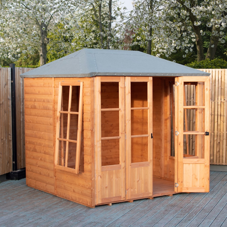 image 1 of Charleston 7 x 7 Hip Roofed Summerhouse