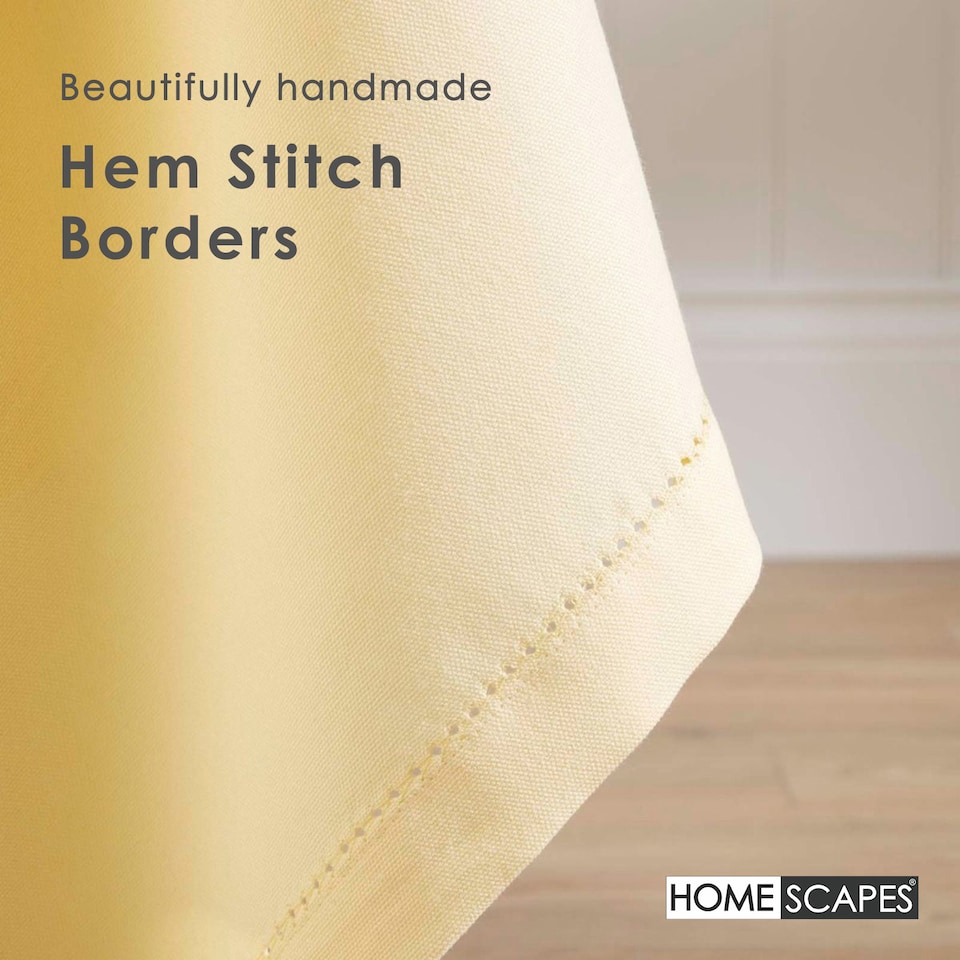 image 1 of Homescapes Cream Tablecloth - 178 x 300 cm | Cream | 178cm x 300cm (70" x 120")