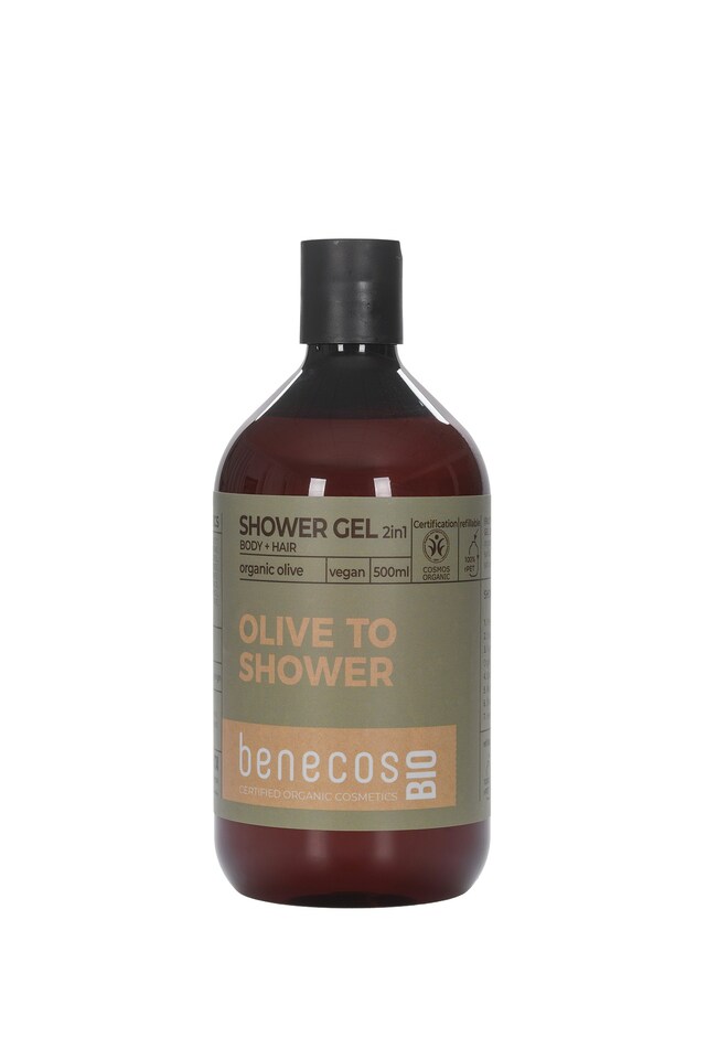BENECOS BIO - Shower Gel 2in1 (Hair & Body) - Olive 500ml
