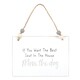 image 1 of Something Different Move The Dog Hanging Sign - White/Black - One Size