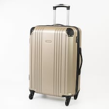 Gino Ferrari Volar Medium Suitcase Business Travel Luggage - Gold