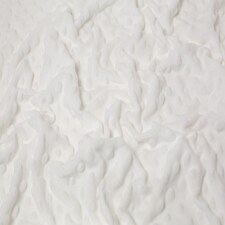 Minerva Core Range Cream Heavy Embossed Dimple Plush Fleece Fabric for Dressmaking, Toy Making, 150cm / 59" Wide - per metre