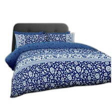 VELVETIO Haslam Complete Duvet Cover Set with Fitted Sheet Luxury Bedding Quilt