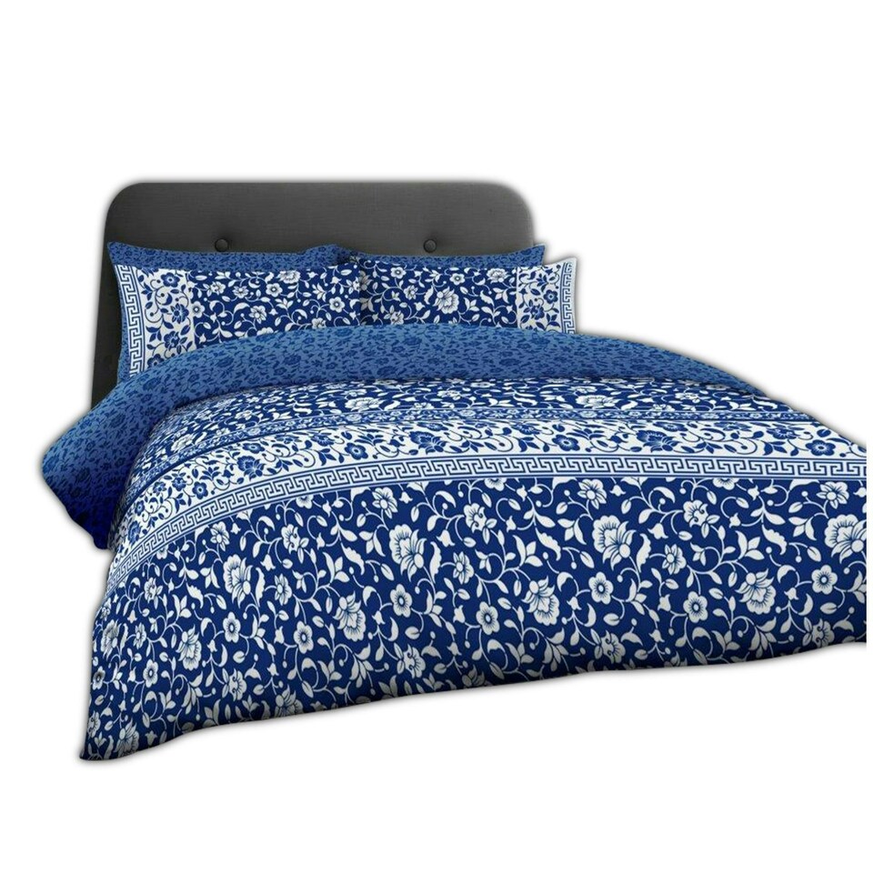 image 1 of VELVETIO Haslam Complete Duvet Cover Set with Fitted Sheet Luxury Bedding Quilt
