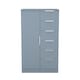 image 1 of Dover 5 Drawer 1 Door Childrens Wardrobe in Denim Blue (Ready Assembled) | Blue | Denim Blue