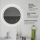 image 6 of kleankin Dimmable Bathroom Mirror with LED Lights, Defogging Film, Silver