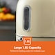 image 3 of GEEPAS Electric Kettle | Vintage Cordless Stainless Steel 1.8L, 3000W Retrovive Cream