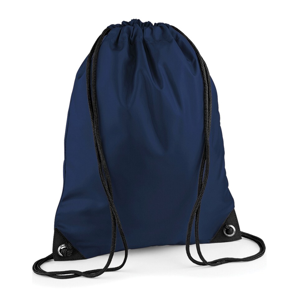 Bagbase Premium Drawstring Bag | Blue | French Navy | One Size | 1