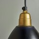 image 2 of ValueLights Eli Matte Black Pendant Light and E27 Pear LED 4W Warm White 2700K Bulb
