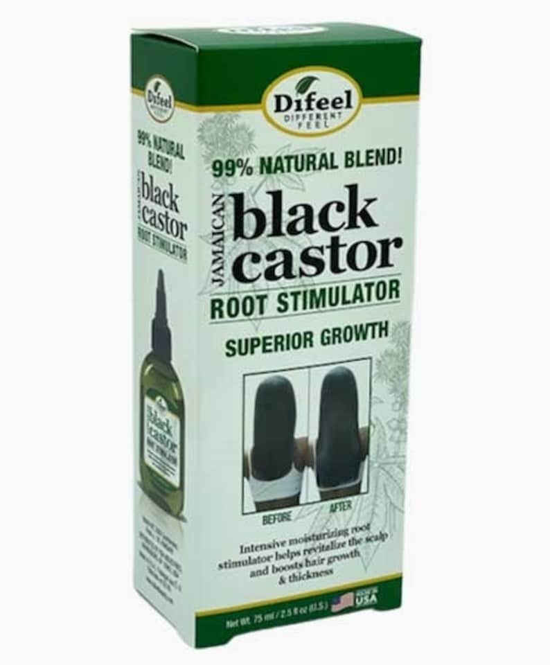 image 1 of Difeel  99 Percent Natural Blend Black Castor Root Stimulator 75 ml