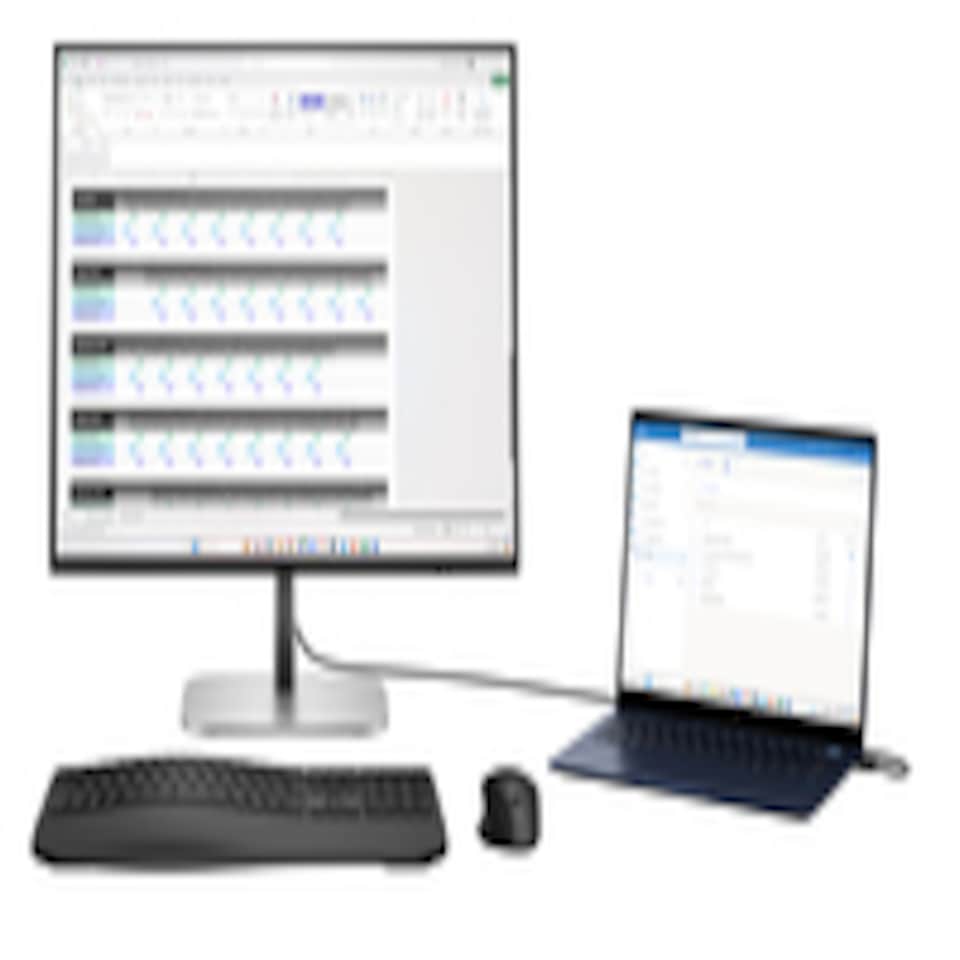 image 1 of HP Series 5 Pro 24 inch WUXGA Monitor - 524pn, 61 cm (24"), 1920 x 1200 pixels, WUXGA, LCD, 5 ms, Black | Black | Black | 51.8 cm