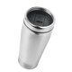 image 2 of MidOcean Rodeodrive Double Wall 400ml Travel Cup - Matt Silver - One Size Multi