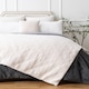 image 2 of Minky Weighted Blanket - Cream - Double