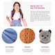 image 2 of Kansas Girl Costume - Dress, Dog, Basket & Brown Plait Wig Blue | L