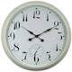 image 4 of Primrose Outdoor Garden Wall Clock with Thermometer Big Time 90cm Diameter