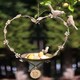image 2 of Hanging Heart Garden Bird Feeder