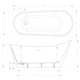 image 2 of Balterley Modern Bathroom Slipper Bath