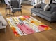 image 2 of Abstract Fall Seamless Pattern In Bright Autumn Colours Designer Rug | Multi
