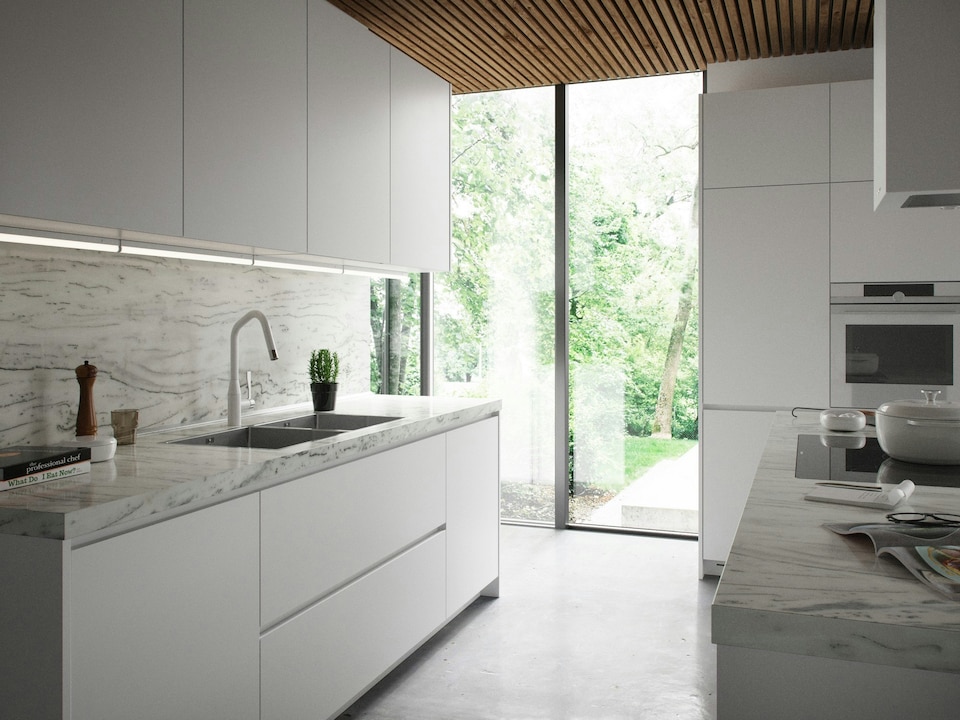 image 1 of Latona 11W | Batten Light Fitting | White