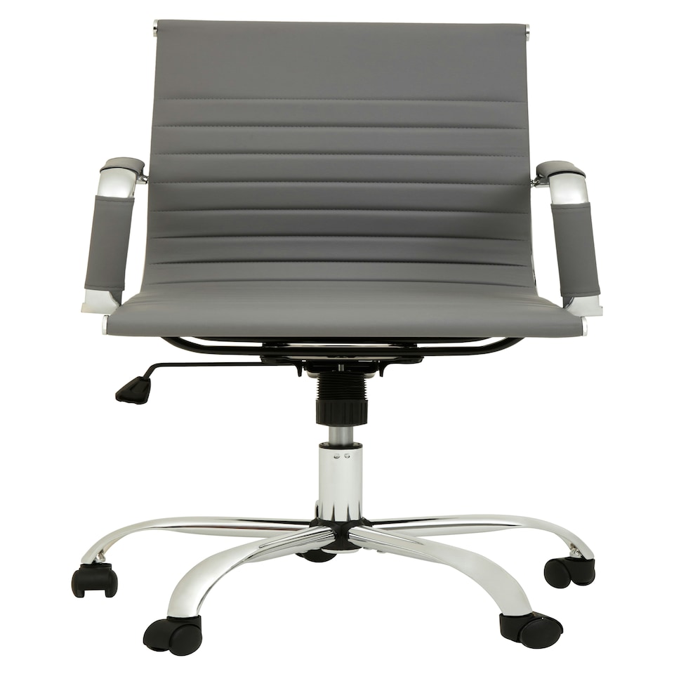 image 1 of Interiors by Premier Brent Grey Low Back Home Office Chair