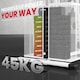 image 4 of HOMCOM Multifunction Home Gym Weight Training Station Machine White