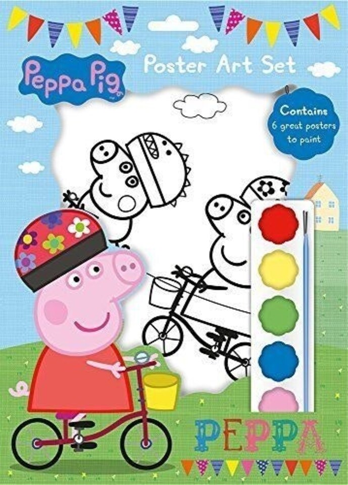 image 1 of Peppa Pig Poster Art Set
