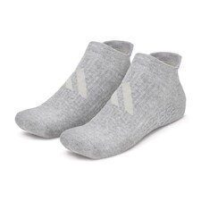 Adidas Studio Grip Socks — Cotton-blend, Silicone-Grip Non-Slip Socks for Yoga, Pilates and Studio Workouts. | Multi | Grey | L