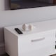 image 2 of Vida Designs Cosmo 2 Door TV Unit Entertainment Stand, 160cm, White | White | 1