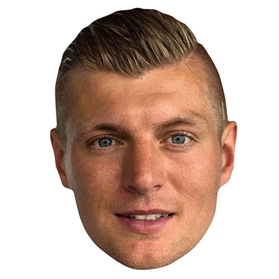 Toni Kroos Cardboard Face Mask