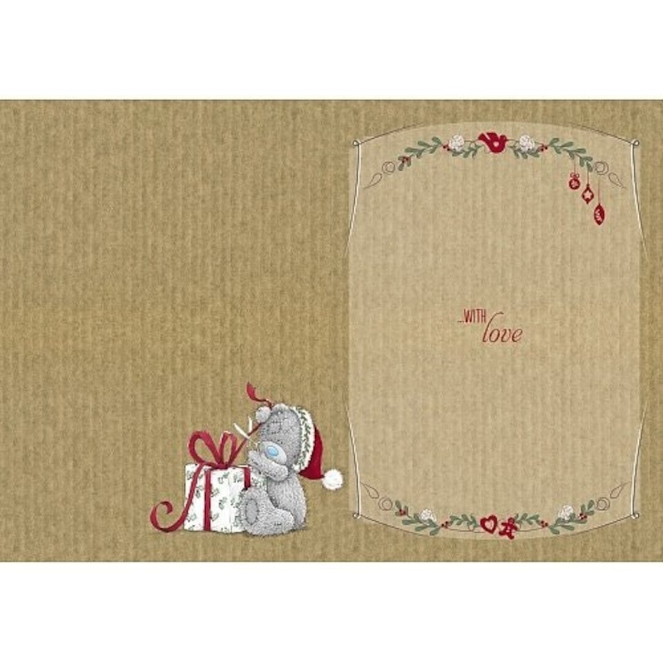 image 1 of Seasons Greetings Me to You Bear Christmas Card