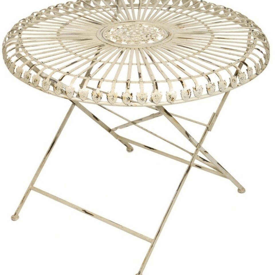 image 1 of Louis Round Folding Table - L70 x W70 x H76 cm Brown
