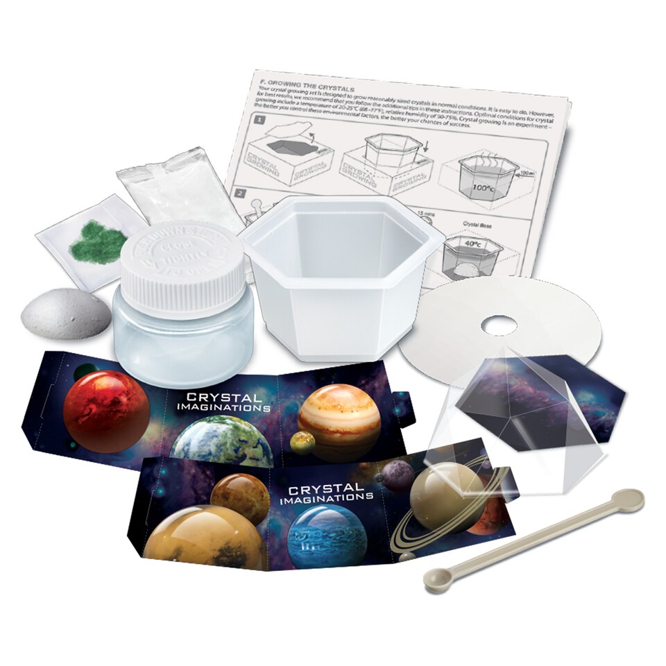 image 1 of Crystal Growing - Crystal Imaginations (Green)