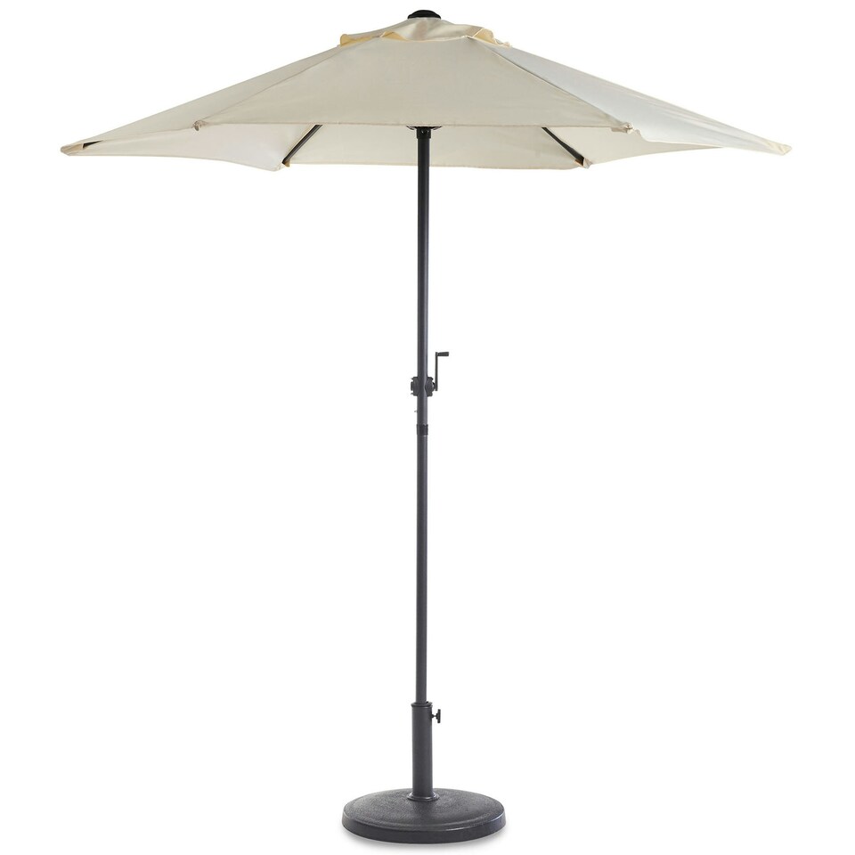image 1 of VonHaus Parasol Base Black Round 12kg