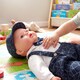 image 7 of BiBi Doll 20" Pebble Baby Doll Boy with Formal Bow Tie Outfit, Sounds & Dummy Toy