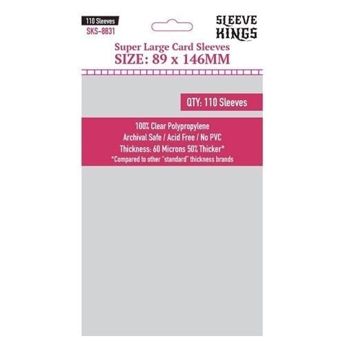 110 x Super Large Sleeves (89mm x 146mm)