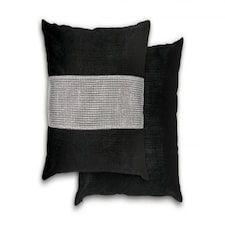 Melia Cushion Cover Black | Black | Black