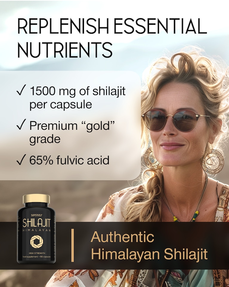 image 1 of SuperSelf Himalayan Shilajit 60 Capsules