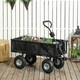 image 2 of Outsunny Garden Cart with Removable Liner, Quick-Release Sides