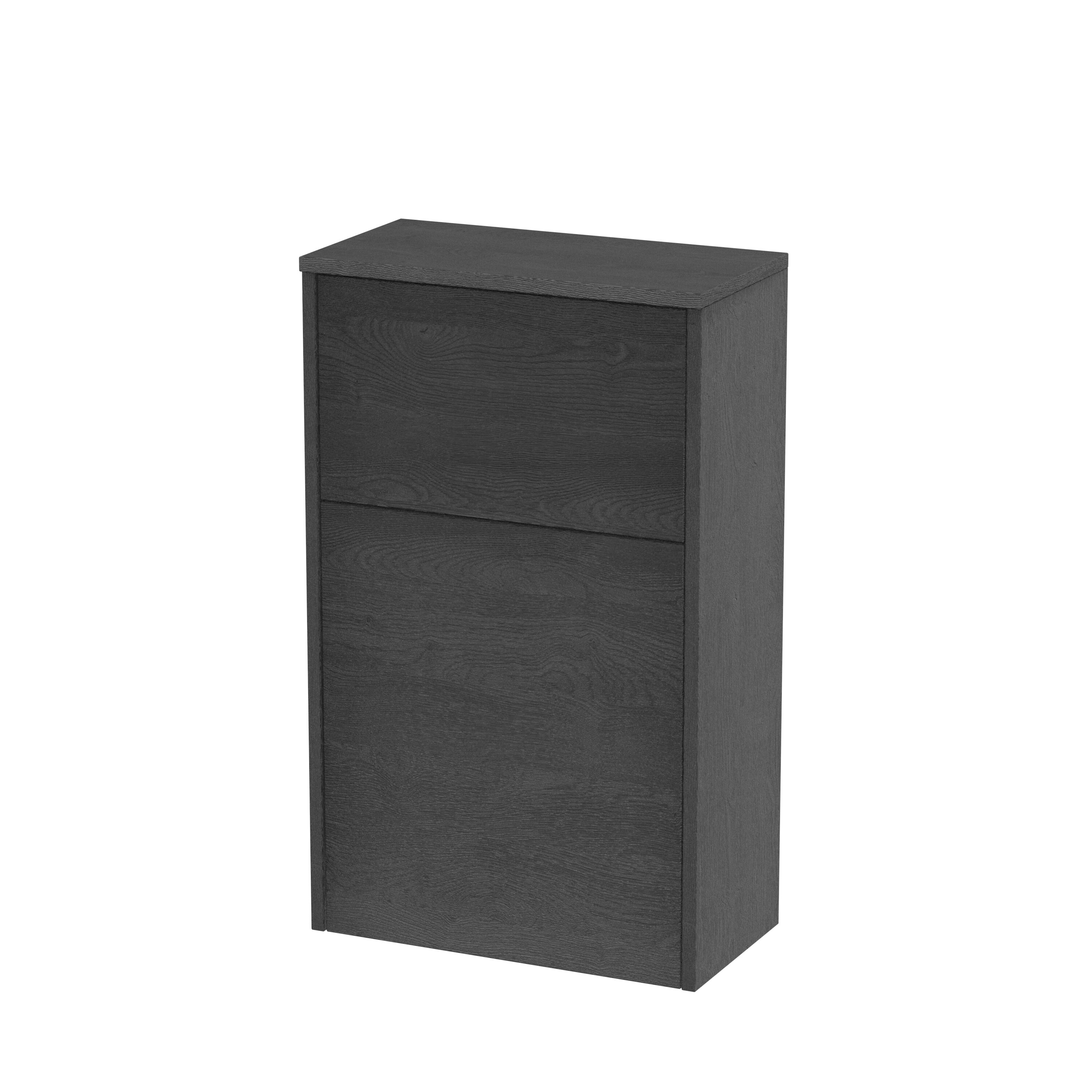 Balterley Floor Standing WC Toilet Unit (Pan & Cistern Not Included) - Woodgrain Graphite Grey Graphite Grey Woodgrain 1