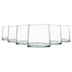 image 1 of Nicola Spring Merzouga Recycled Glass Tumblers - 200ml - Clear - Pack of 6 | Clear | Clear | 6