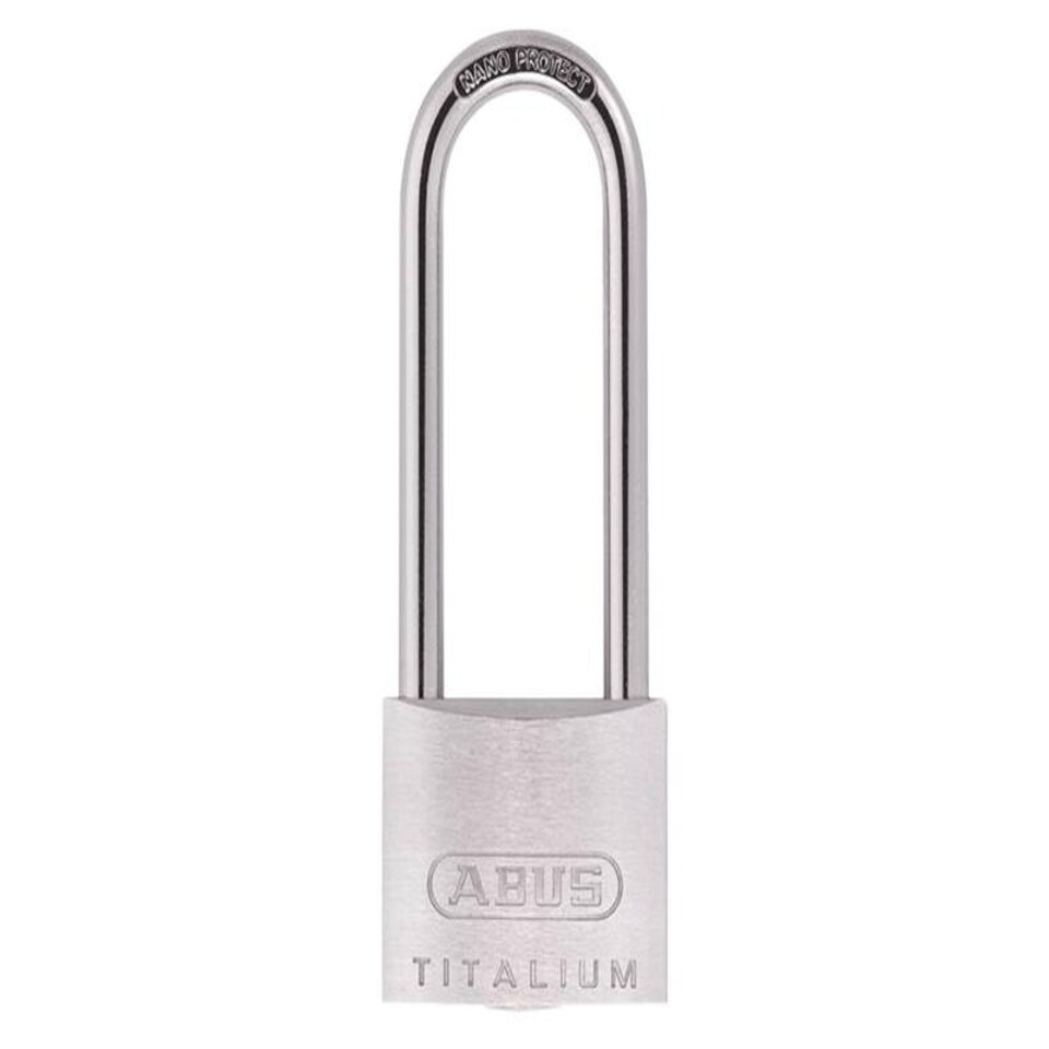 ABUS Mechanical 64Ti/30Mm Titalium Padlock 60Mm Long Shackle Carded