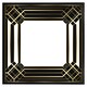 image 1 of Art deco black frame (Picture Frame) Black | M