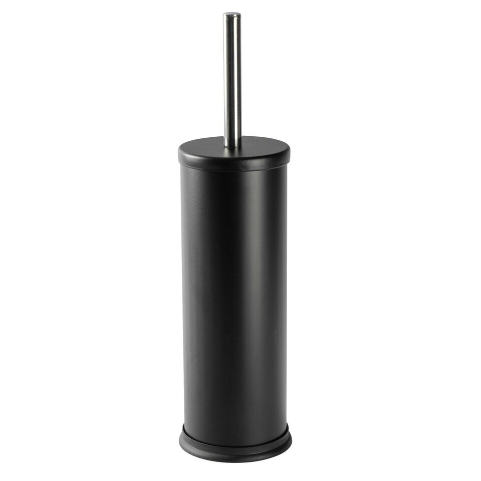 image 1 of Harbour Housewares Round Toilet Brush - Matt Black Black