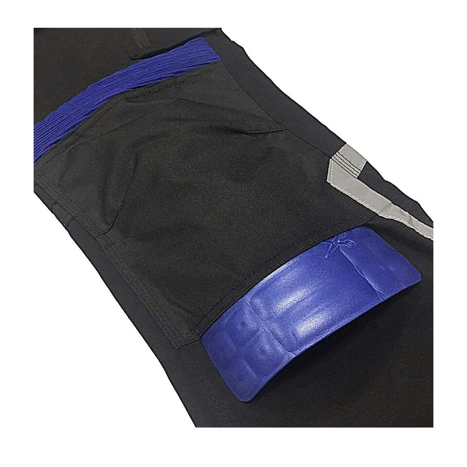 image 1 of Goodyear Ergonomic Hardwearing Knee Pads (Pack of 2) - Blue - One Size